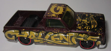 HOT WHEELS 83 CHEVY SILVERADO CAMINHÃO PARTE DA SÉRIE DE CARROS DE ARTE MARROM ÚNICO comprar usado  Enviando para Brazil
