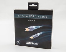 Supra USB 2.0 C-B 1 metro (3,28 pés) O QUE HI FI CLASSIFICAÇÃO 5 ESTRELAS Fabricado na Suécia! comprar usado  Enviando para Brazil