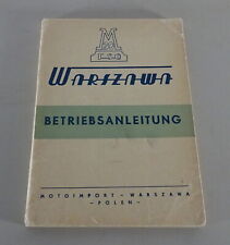 Instrukcja obsługi / Instrukcja obsługi FSO Warszawa M20 stoisko 1956 na sprzedaż  Wysyłka do Poland