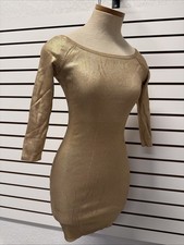 Vestido Bodycon Sexy Bebe Preto Dourado Bege Xs comprar usado Vestido Bodycon Sexy Bebe Preto Dourado Bege Xs comprar usado  Enviando para Brazil