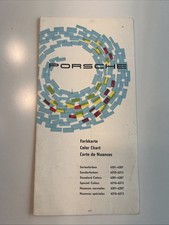 Folheto cupê Porsche 356B gráfico de cores 1961 cores padrão e especiais comprar usado Folheto cupê Porsche 356B gráfico de cores 1961 cores padrão e especiais comprar usado  Enviando para Brazil