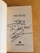 Truth signed terry for sale  STAFFORD