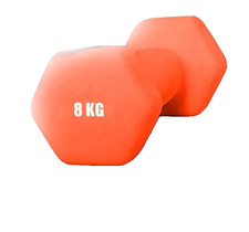 Neoprene dumbbell 8kg for sale  BRADFORD