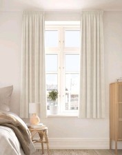 Vorhang samt beige gebraucht kaufen  Mönchengladbach