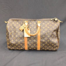 Bolsa Louis Vuitton monograma Keepall 45 Boston M41428 couro marrom cadeado autêntica comprar usado  Enviando para Brazil