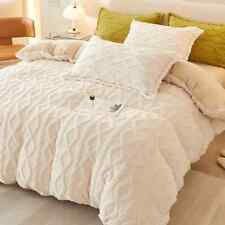 Capa de edredom macia pelúcia king size inverno colcha conjunto de cama de casal comprar usado  Enviando para Brazil