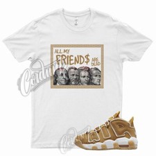 Camiseta White Friends para J1 Air More Uptempo Wheat Gold Harvest 6 13 Flux 700 comprar usado  Enviando para Brazil
