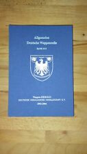 Allgemeine deutsche wappenroll gebraucht kaufen  Rüsselsheim am Main