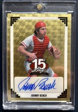 Vinil dourado 2025 Leaf NSCC 15º aniversário 1991 JOHNNY BENCH AUTOMÁTICO 1/1 comprar usado  Enviando para Brazil