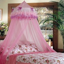 Cama infantil Costzon, plataforma estofada, estrutura de madeira princesa, rede rosa rosa comprar usado  Enviando para Brazil