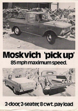 Moskvich 1500 pick for sale  UK