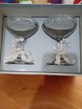 Pair clear stemmed for sale  Kansas City