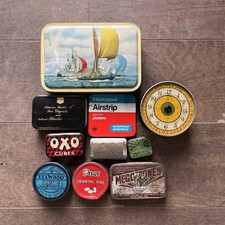 Vintage advertising tins for sale  DOVER