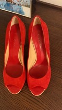 Décolleté camoscio rosso usato  Torino