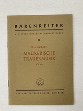 Noten mozart maurerische gebraucht kaufen  Berlin