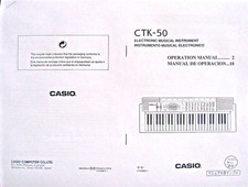 Teclado eletrônico Casio CTK-50 manual do proprietário operacional do usuário comprar usado  Enviando para Brazil