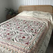 Embroidered throw bed for sale  CARDIFF