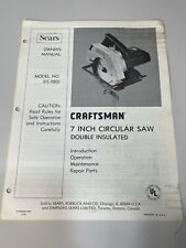 Craftsman sears circular for sale  Lafayette