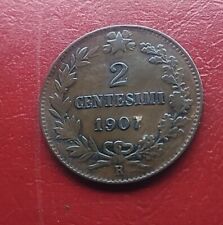 2 centesimi 1907 usato  Roccabianca