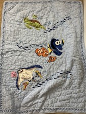 Cobertor de colcha Pottery Barn Kids Disney Pixar Finding Nemo berço – Ocean Friends  comprar usado  Enviando para Brazil