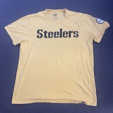 Camisa masculina Pittsburgh Steelers amarela média 47 NFL futebol oficial comprar usado  Enviando para Brazil