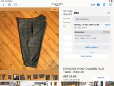 Spencers hand tailored for sale  BRISTOL