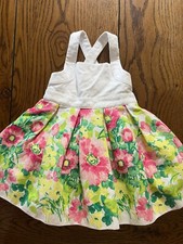 Vestido de tule floral Janie and Jack Sunshine Oasis novo sem etiquetas para meninas tamanho 3-6 meses, usado comprar usado  Enviando para Brazil
