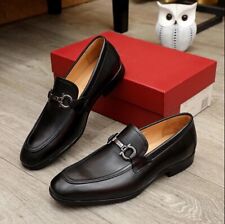 Ferra gamo Chaussures en cuir Chaussures légères Chaussures de conduite en noir, usado comprar usado  Enviando para Brazil