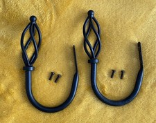 Pair black metal for sale  CEMAES BAY