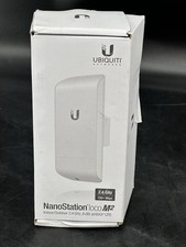 Antena externa Ubiquiti NanoStation M Loco M 150Mbps alcance 15km 13dBi POE comprar usado  Enviando para Brazil