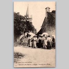 Postcard bricon church d'occasion  Expédié en Belgium