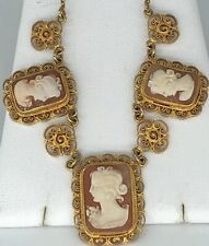 Collier cammei argento usato  Torre del Greco