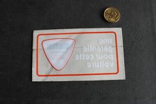 Sticker dinitrol anti d'occasion  Expédié en Belgium