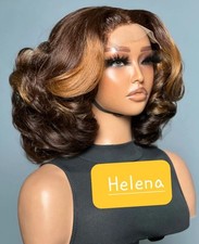 100% cabelo humano vietnamita, peruca de fechamento de renda transparente 5x5, 250% de densidade, SDD, usado comprar usado  Enviando para Brazil