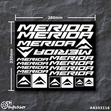 Merida stickersatz weiß gebraucht kaufen  Boizenburg/ Elbe
