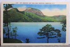 Cartão postal antigo Carolina do Sul SC Greenville mesa reservatório Rock Mountain City PC comprar usado Cartão postal antigo Carolina do Sul SC Greenville mesa reservatório Rock Mountain City PC comprar usado  Enviando para Brazil