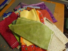 Quilting fabric scraps for sale  Leopold