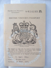 Passeport visiteur royaume d'occasion  Cazouls-lès-Béziers