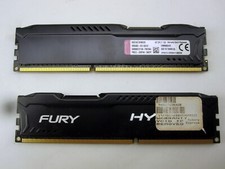 Memória Kingston HyperX Fury 8GB 1600 MHz DDR3 240 pinos HX316C10FBK2/8 comprar usado  Enviando para Brazil