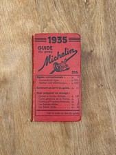 Guide michelin 1935 d'occasion  Reims