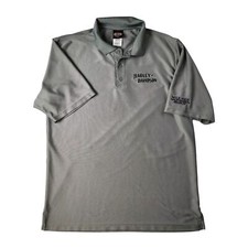 Polo Harley-Davidson bordado milha alta Denver Colorado cinza manga curta comprar usado  Enviando para Brazil
