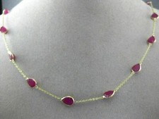 Usado, ESTATE LARGE 19.46CT AAA RUBY 14KT YELLOW GOLD BY THE YARD TIN CUP FUN NECKLACE comprar usado  Enviando para Brazil