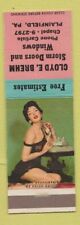 Matchbook cover cloyd for sale  USA