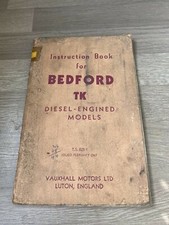 Bedford truck instruction for sale  PETERBOROUGH
