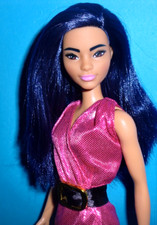 Barbie fashionistas dunkellila gebraucht kaufen  Hamburg