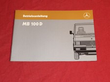Betriebsanleitung mercedes 100 gebraucht kaufen  Estorf