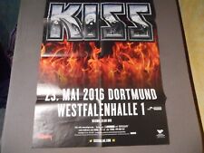 Kiss konzert plakat gebraucht kaufen  Großkrotzenburg