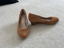 tan wedge heeled suede shoes for sale tan wedge heeled suede shoes for sale ARUNDEL