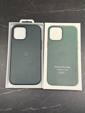 Capa de couro Apple para MagSafe para Apple iPhone 12 Pro Max verde comprar usado  Enviando para Brazil