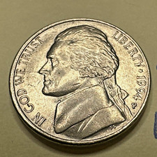 Moeda real 1994 P Jefferson níquel cinco (5) centavos 8723N, usado comprar usado  Enviando para Brazil